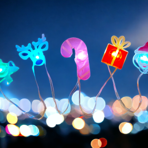 LED 20燈聖誕飾品銅線電池燈+USB-彩光-SCX-70E