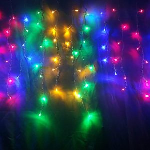 LED 100燈雙色對跳冰條燈-暖光&彩色對跳-110V
