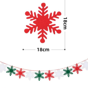 聖誕佈置旗-聖誕雪花-SCX-11050-016